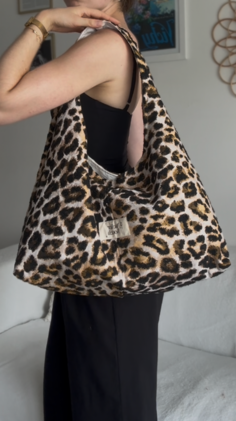 Sac cabas SUZANNE léopard