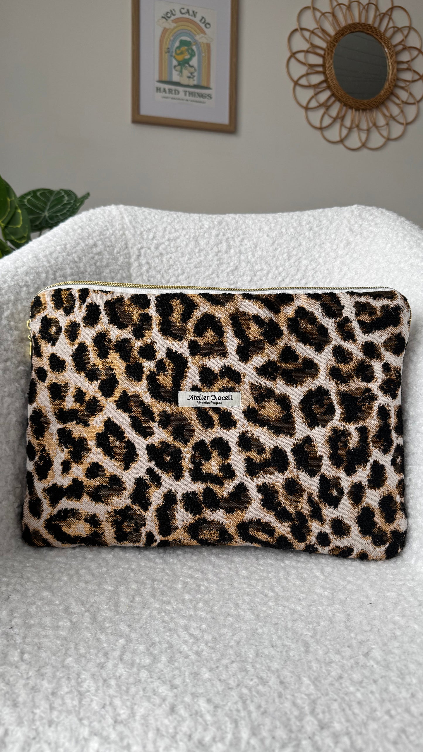 Housse d'ordinateur LEO collection jacquard