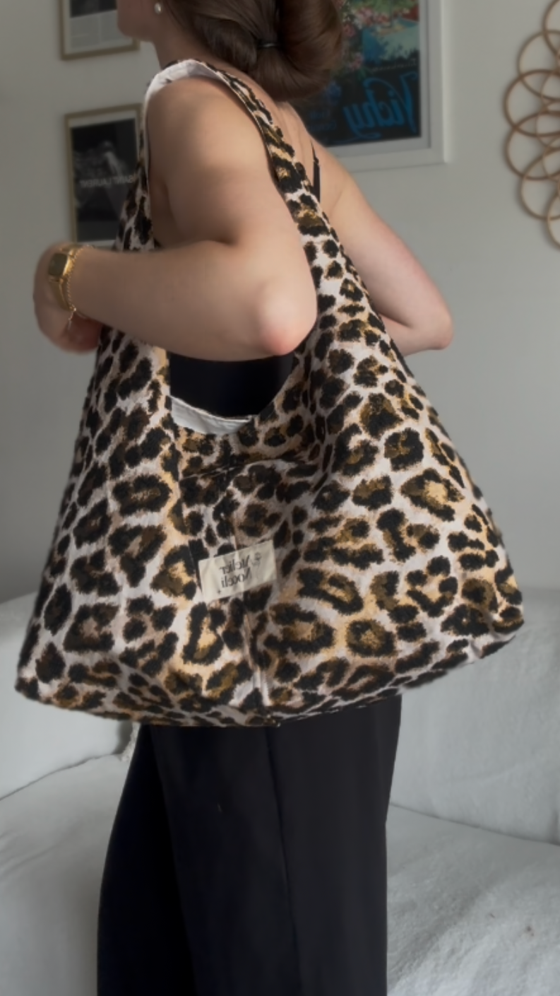 Sac cabas SUZANNE léopard