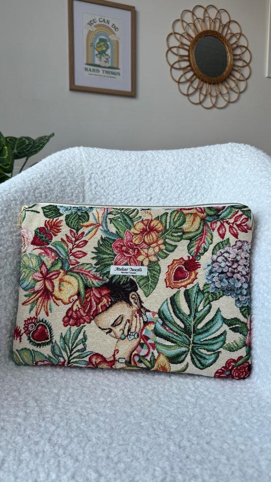 Housse d'ordinateur FRIDA collection jacquard
