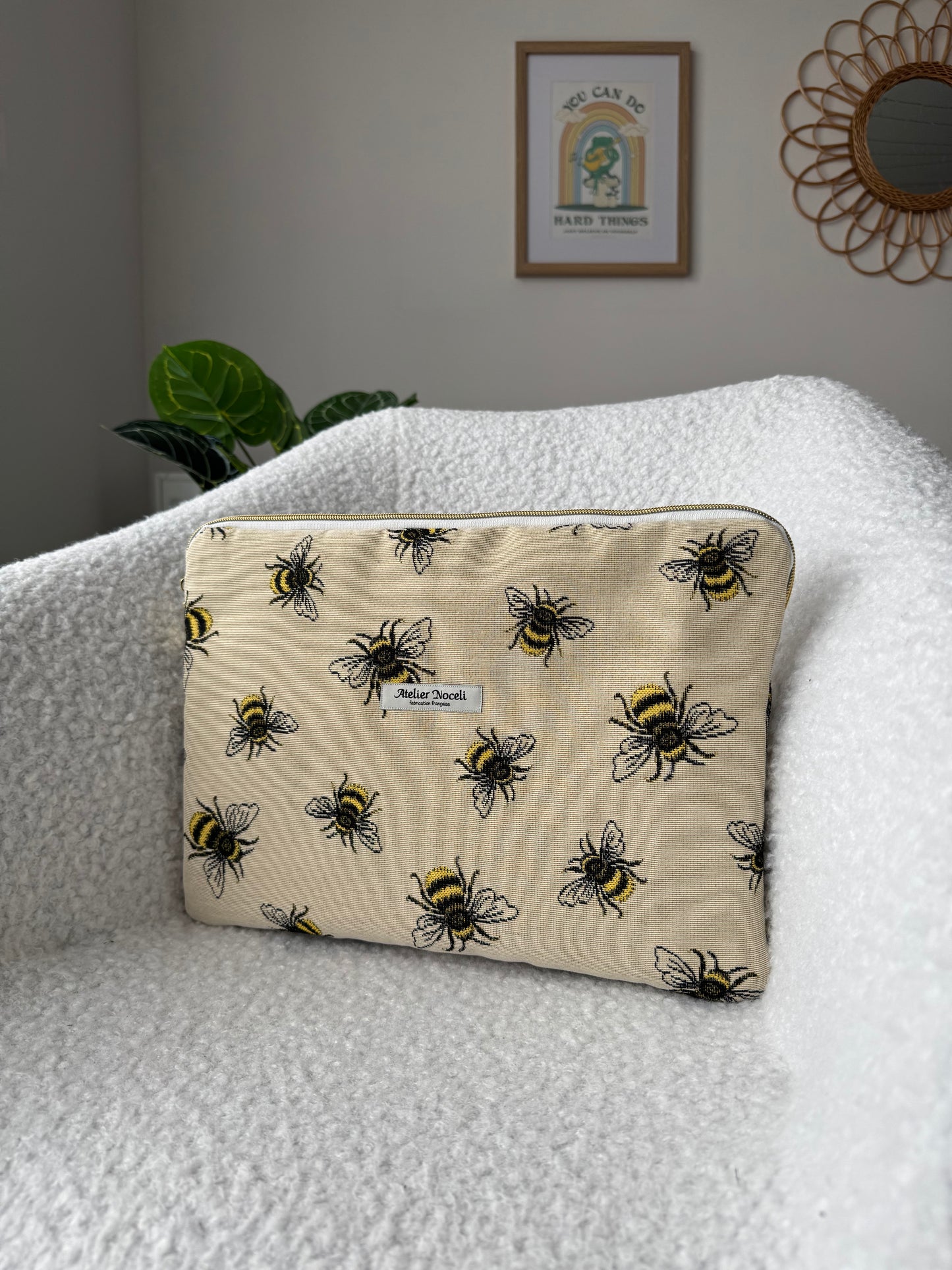 Housse d'ordinateur BEE collection jacquard