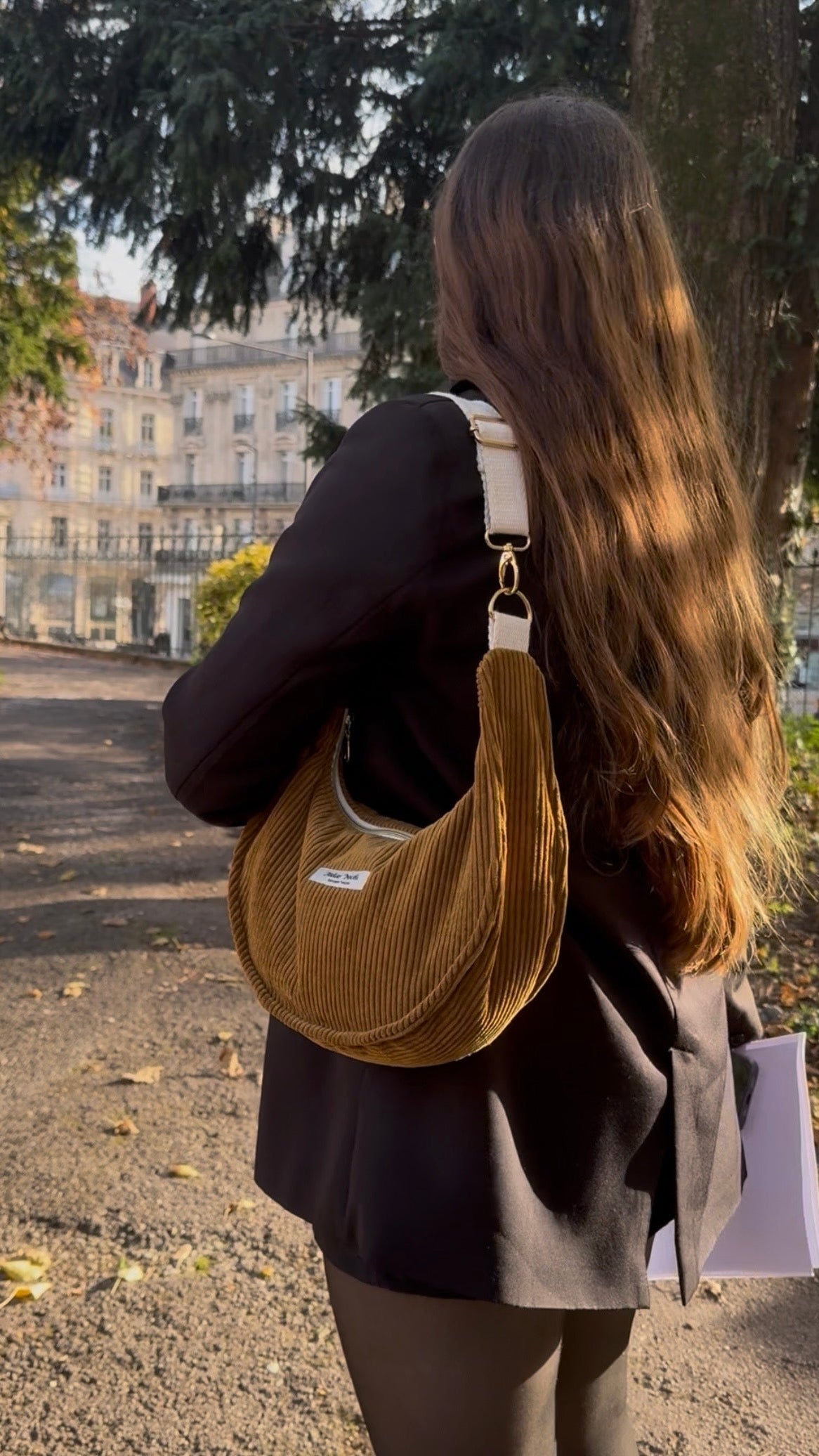 Sac demi-lune personnalisable