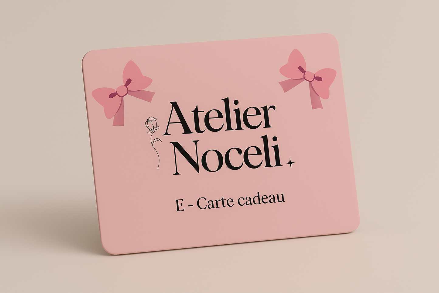 Carte Cadeau Atelier Noceli