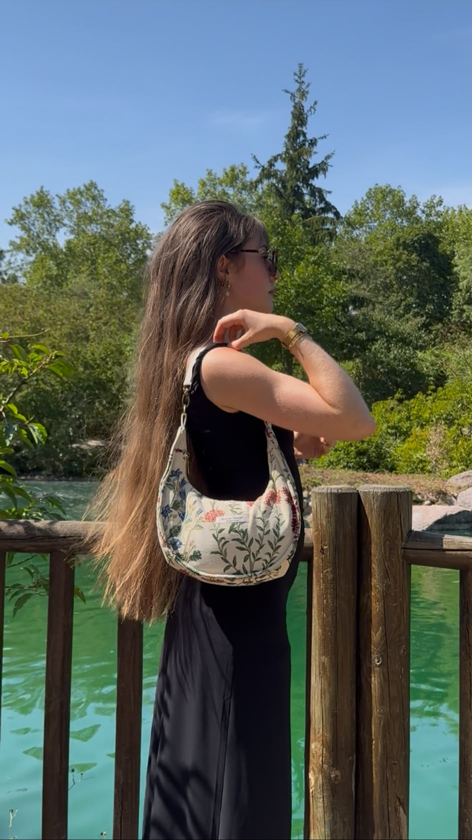 sac a main fleurs desin fait main en france idee cadeau