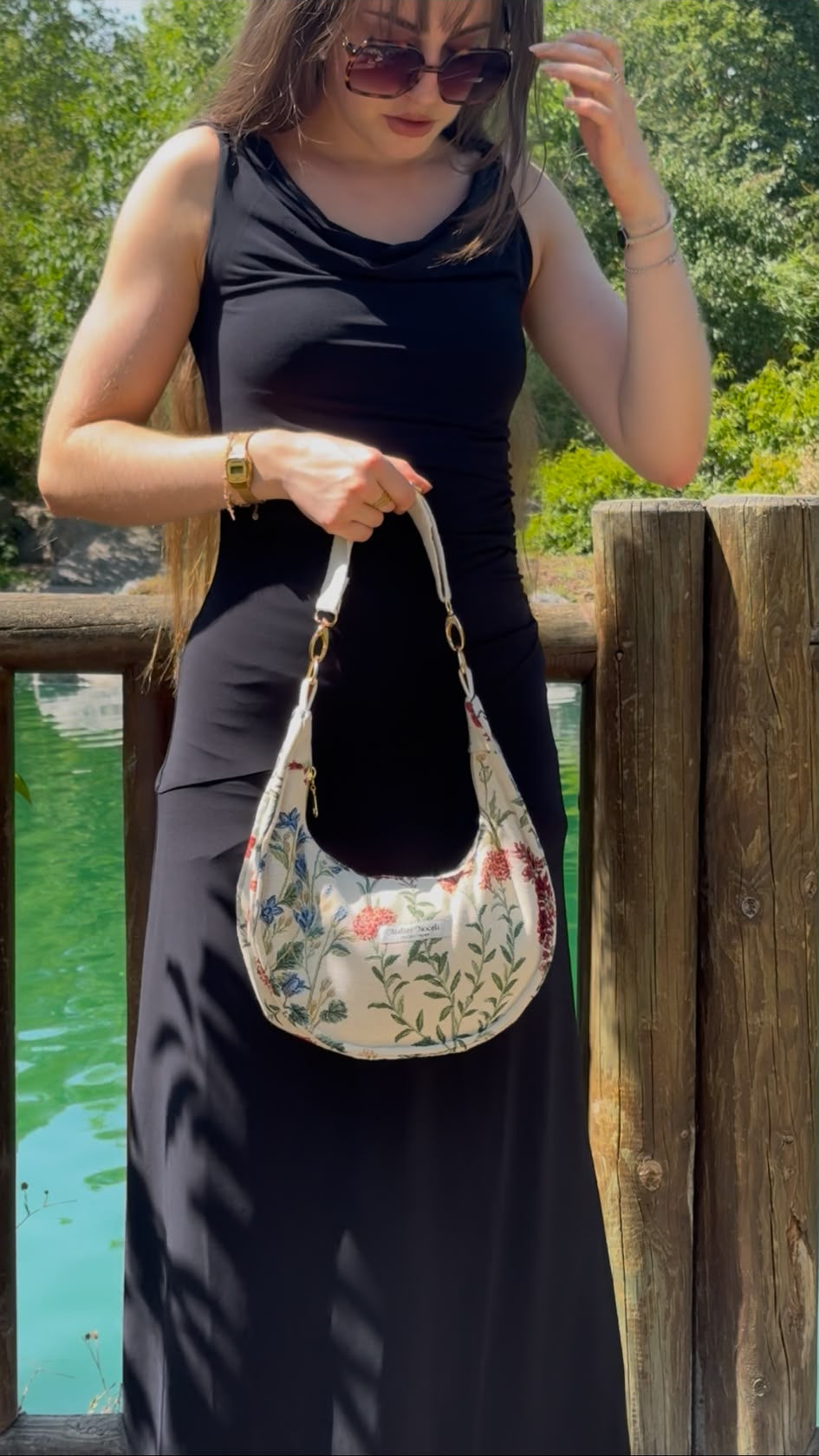 sac a main fleurs desin fait main en france idee cadeau