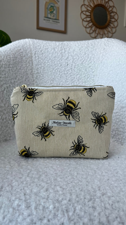 trousse de voyage faite main en  france