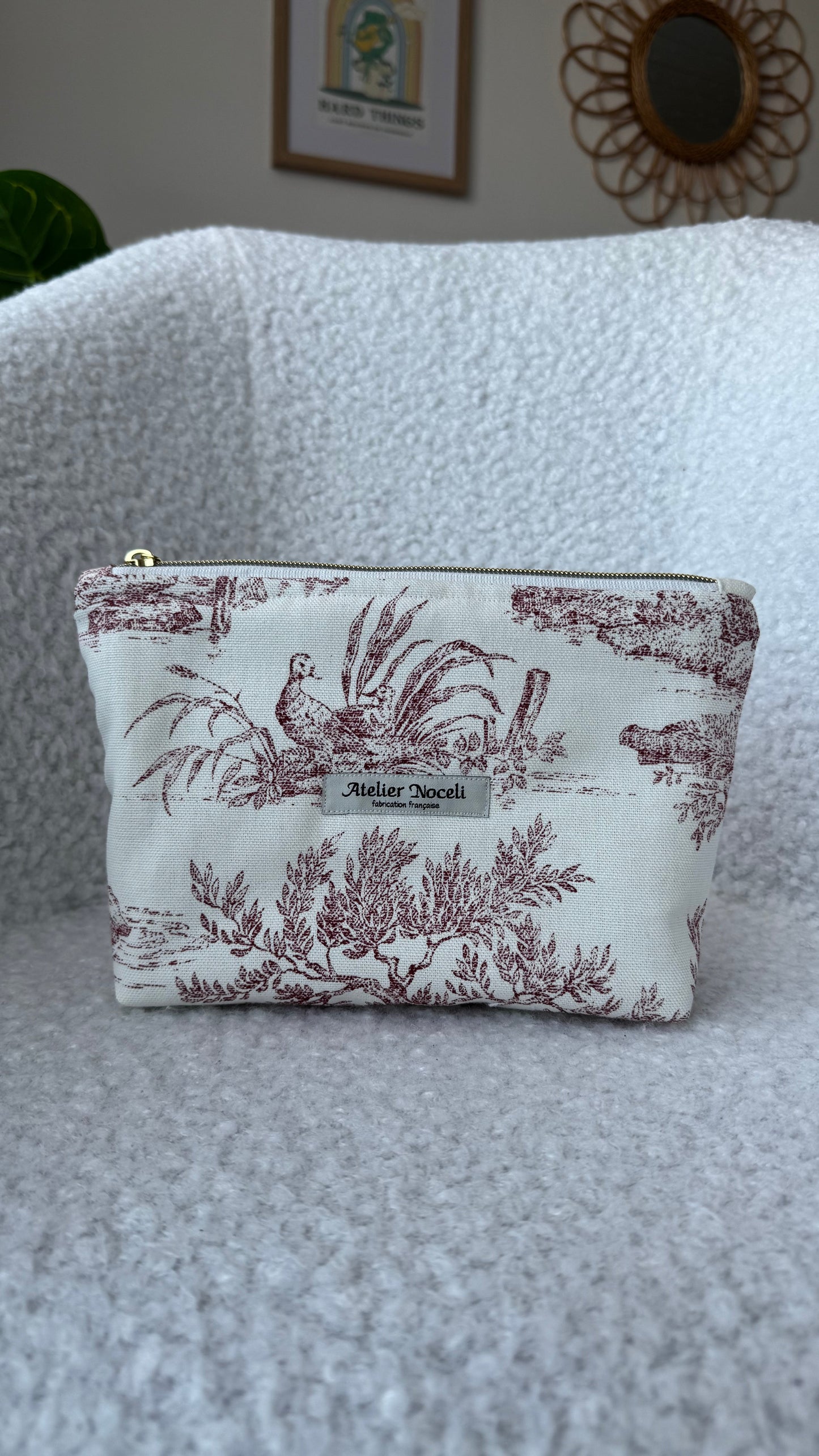 trousse de voyage faite main en  france