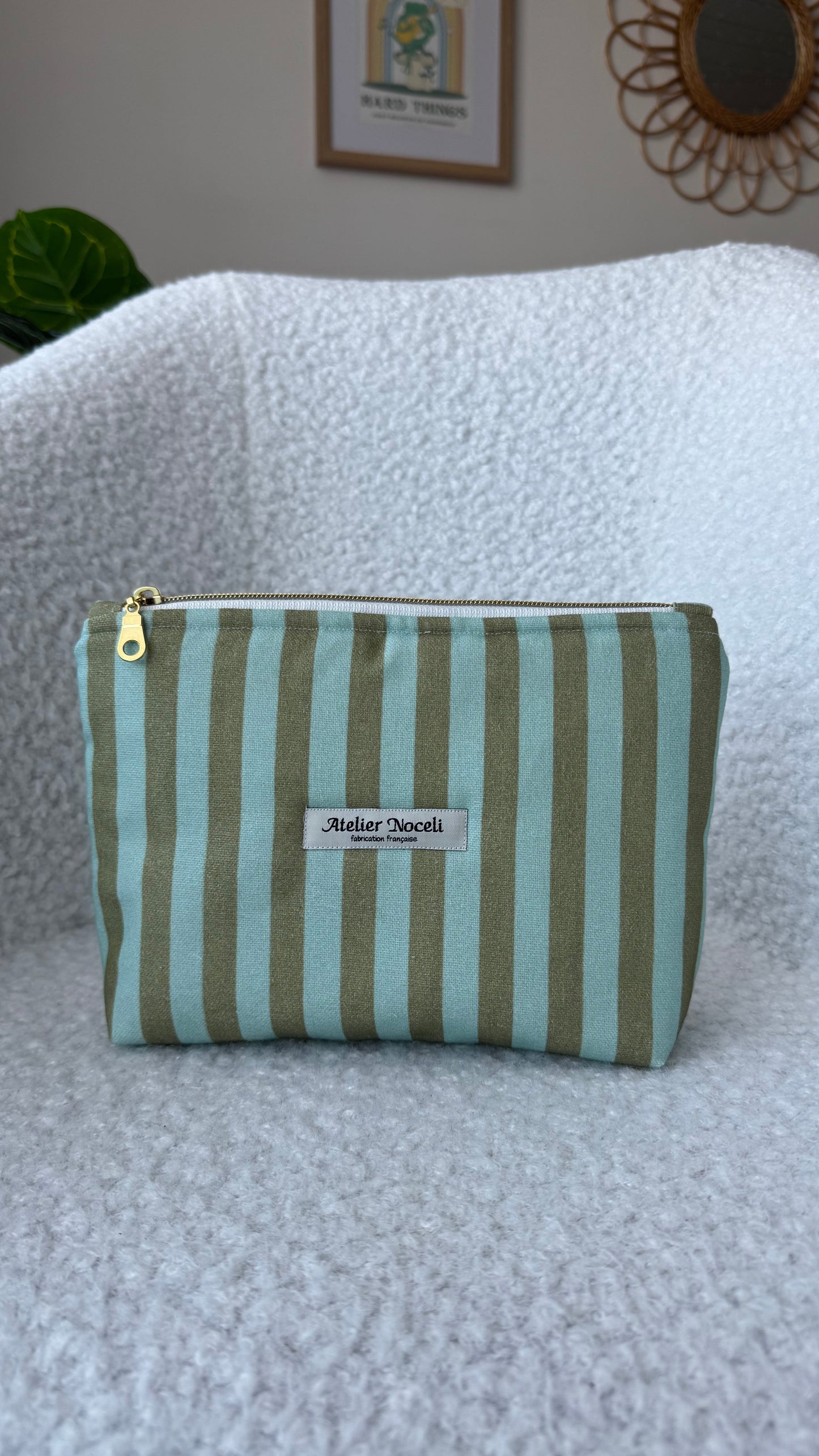 trousse de voyage faite main en  france